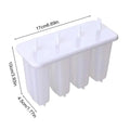 4-Cavity Popsicle Mold with Lid – DIY Ice Cream & Ice Pop Tray Ice Pop Mold PLUSH L