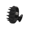 2-in-1 Silicone Scalp Massager & Shampoo Brush | Head Spa Tool Scalp Massager Brush PLUSH Black