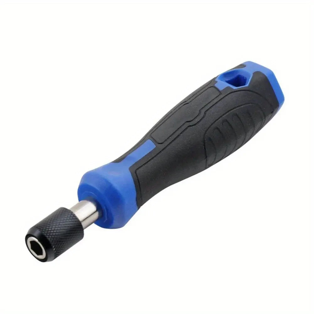 1/4" Hex Magnetic Screwdriver Bit Holder Self-Locking Adapter Screwdriver Bit Holder PLUSH Blue Black