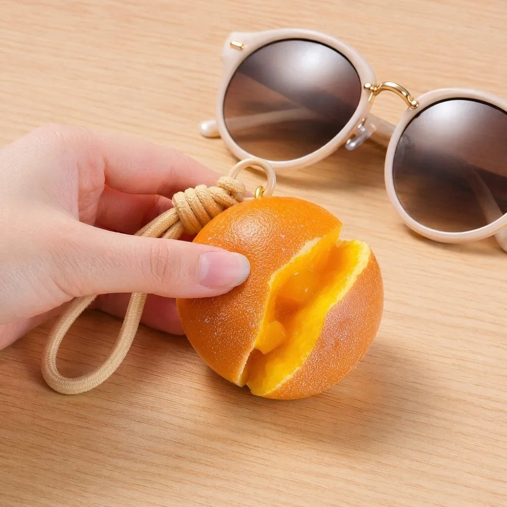 Squishy Bread Keychain Slow Rebound PU Squeeze Toy Key Ring Novelty Keychain PLUSH