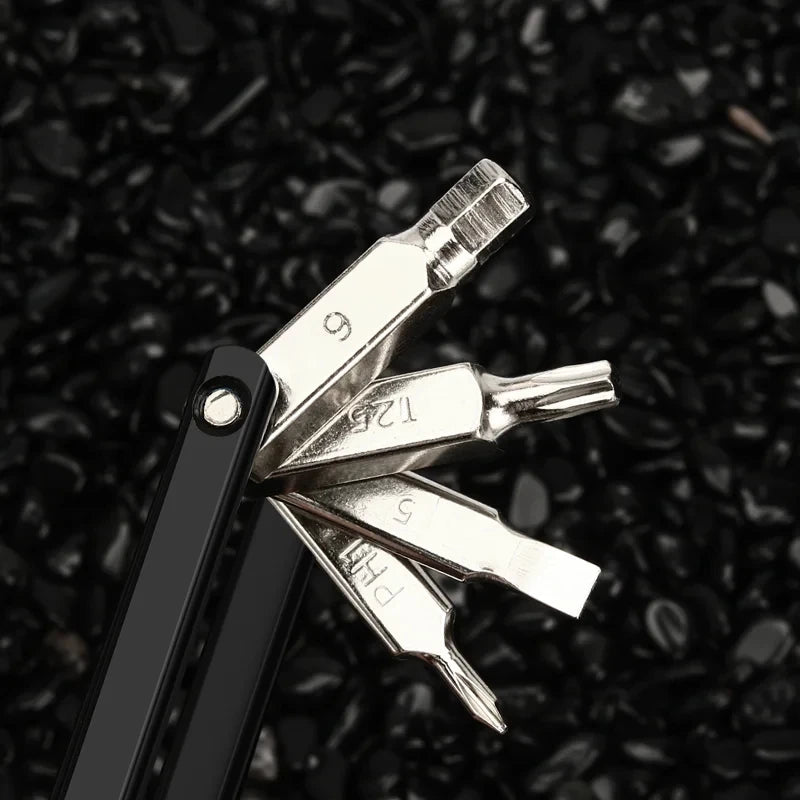 RIDERACE 8-in-1 Bike Multi-Tool CR-V Steel Hex Wrench Kit Bicycle Multi-Tool PLUSH