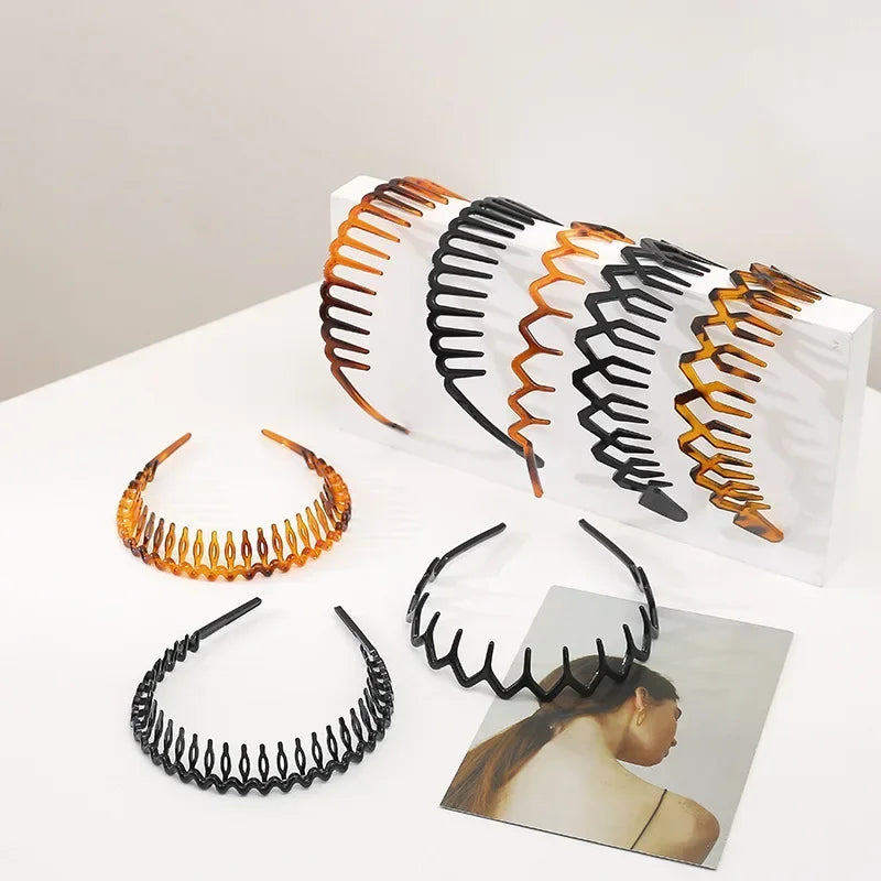 Wavy Sports Headband – Unisex Wave Hair Hoop for Men & Women Sports Headband PLUSH