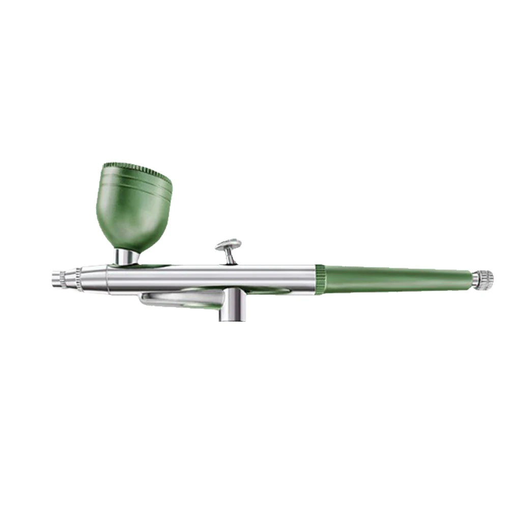 Portable Airbrush Spray Gun 0.3mm – Nails, Cake & Craft Art Airbrush Spray Gun PLUSH Green