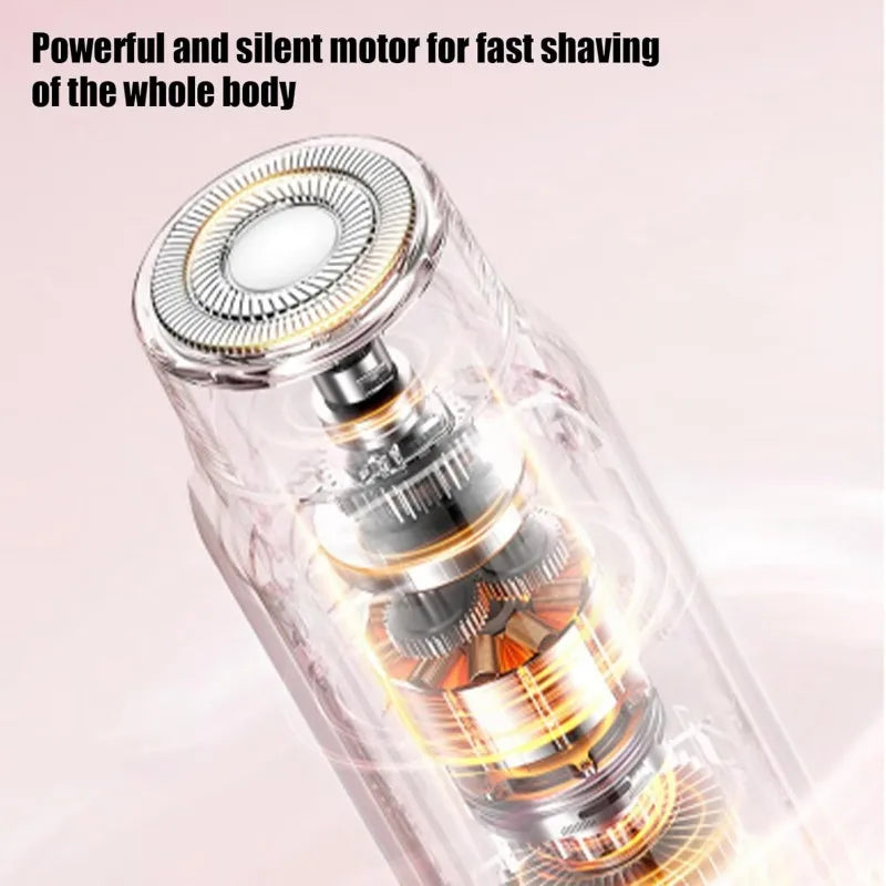 Women's Dual Head Electric Shaver – USB Rechargeable Trimmer Electric Hair Shaver PLUSH