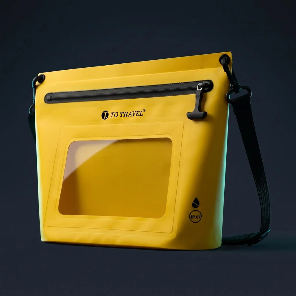Waterproof Sling Dry Bag 2.5L – IPX7 with Touchscreen Window Waterproof Dry Bag PLUSH