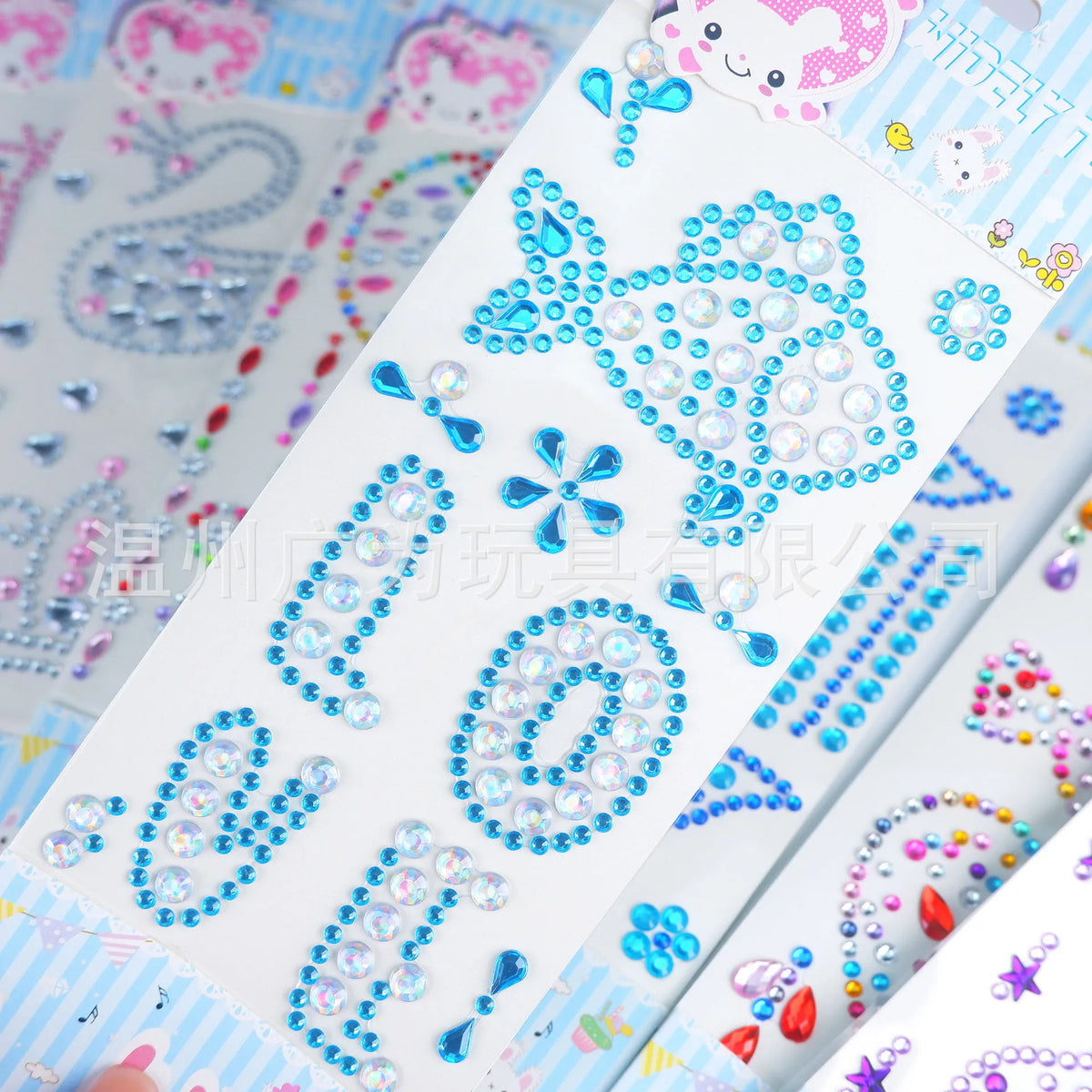 Colorful Rhinestone Gem Stickers – Self-Adhesive Face & Body Bling Gem Body Stickers PLUSH xy