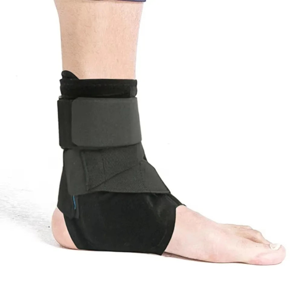 Adjustable Ankle Brace – Breathable Elastic Foot Support Wrap Ankle Support Brace PLUSH M-Left Foot
