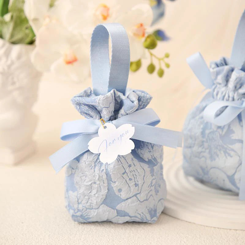Fabric Tassel Drawstring Candy Bags – Wedding & Party Favors Party Favor Bag PLUSH