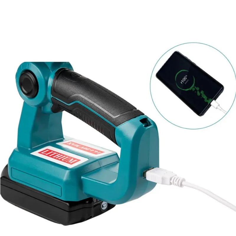 4-Mode Cordless LED Work Light 18/14.4V – Makita DML812 Fit Cordless Work Light PLUSH