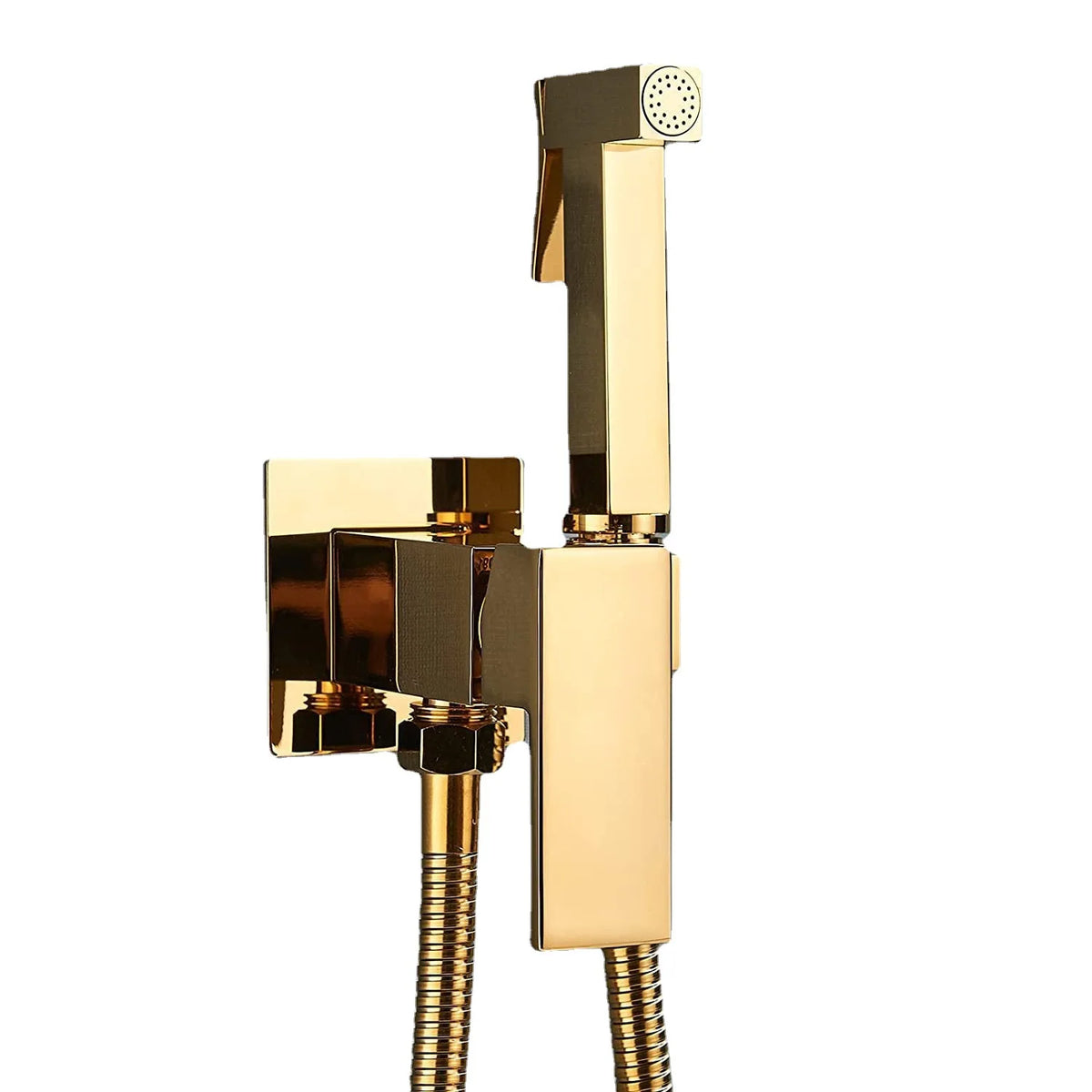 Wall Mounted Bathroom Spray Gun Set – Gold & Black Bathroom Spray Gun PLUSH Gold