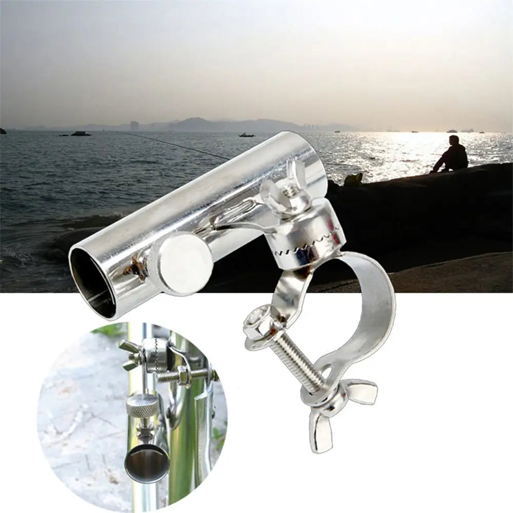 Stainless Steel Chair Mount Fishing Rod Holder Bracket Fishing Rod Holder PLUSH