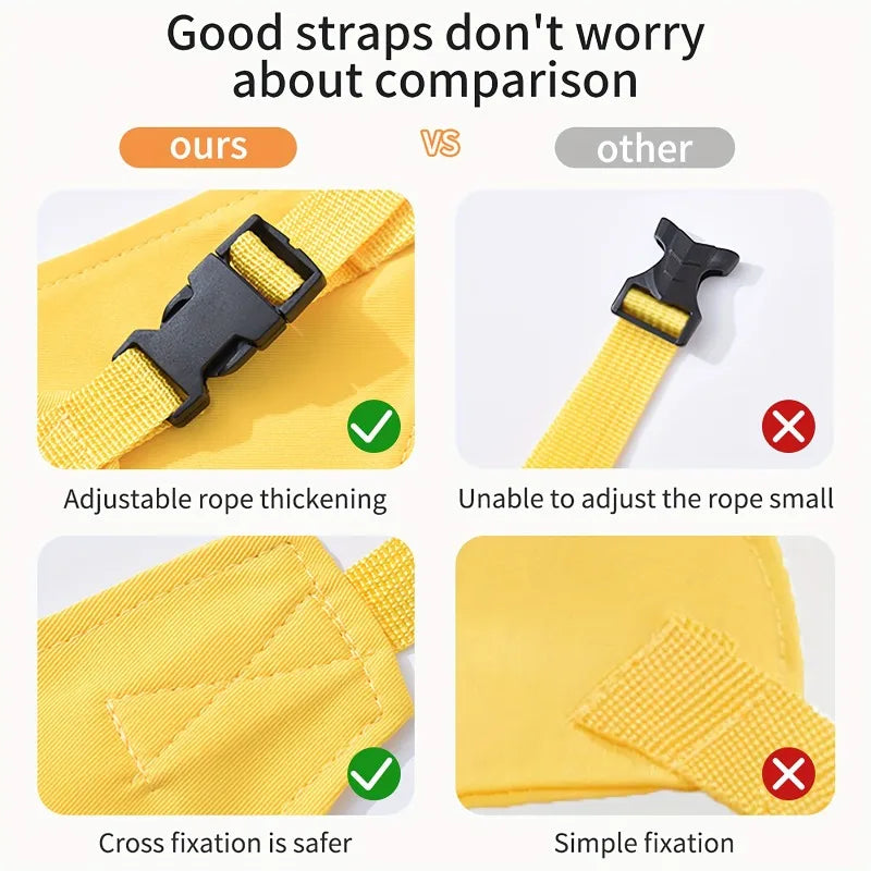 Baby Dining Chair Safety Belt | Portable Waist Strap 6–36 Mo Baby Chair Safety Belt PLUSH