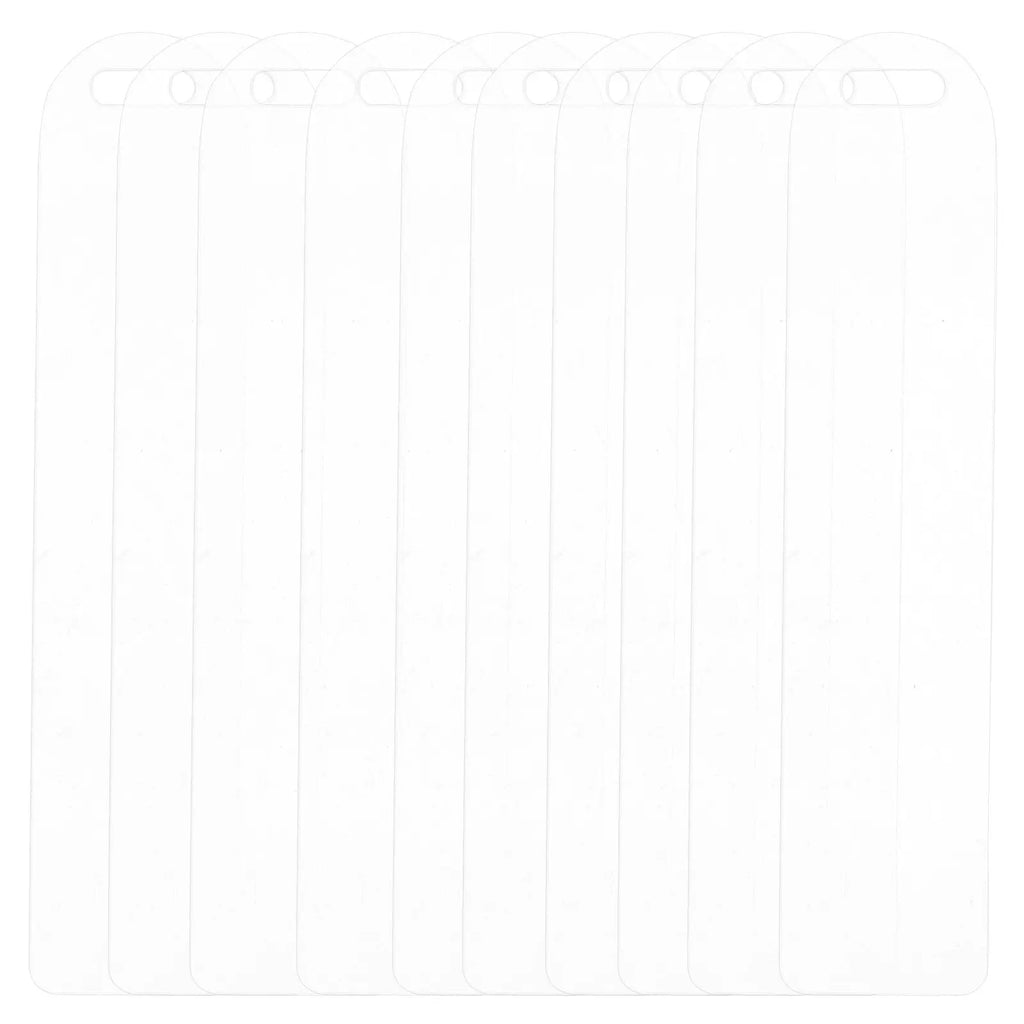 10pcs Clear Acrylic Bookmark Blanks – Transparent DIY Craft DIY Craft Blanks PLUSH