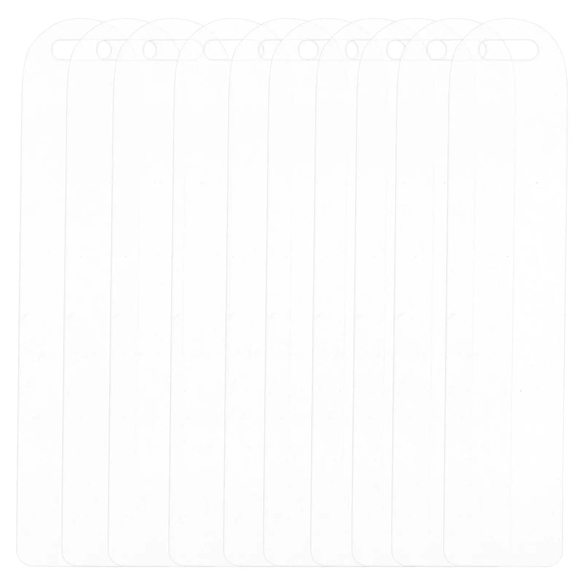 10pcs Clear Acrylic Bookmark Blanks – Transparent DIY Craft DIY Craft Blanks PLUSH