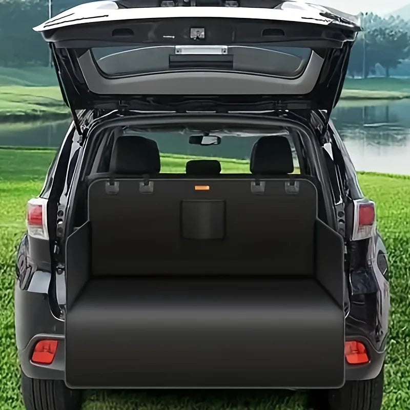 Waterproof Pet Car Trunk Liner Mat – Non-Slip Dog Cargo Cover Pet Cargo Liner PLUSH