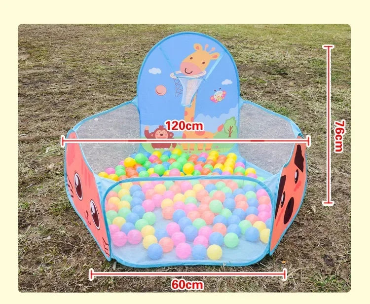 Kids 3-in-1 Play Tent, Tunnel & Ball Pit Playpen Set Kids Play Tent Set PLUSH Ball pool