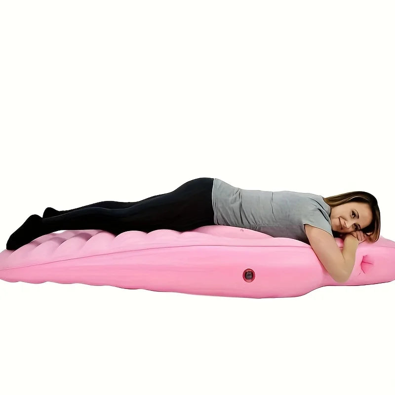 Inflatable Yoga Mat 170cm PVC Portable with Carrying Bag Inflatable Yoga Mat PLUSH