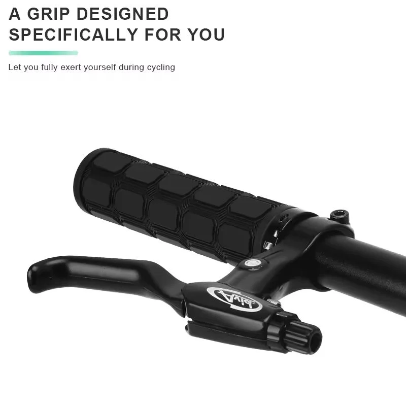 MTB Lock-On Handlebar Grips – Ergonomic Non-Slip Rubber Bike Handlebar Grips PLUSH