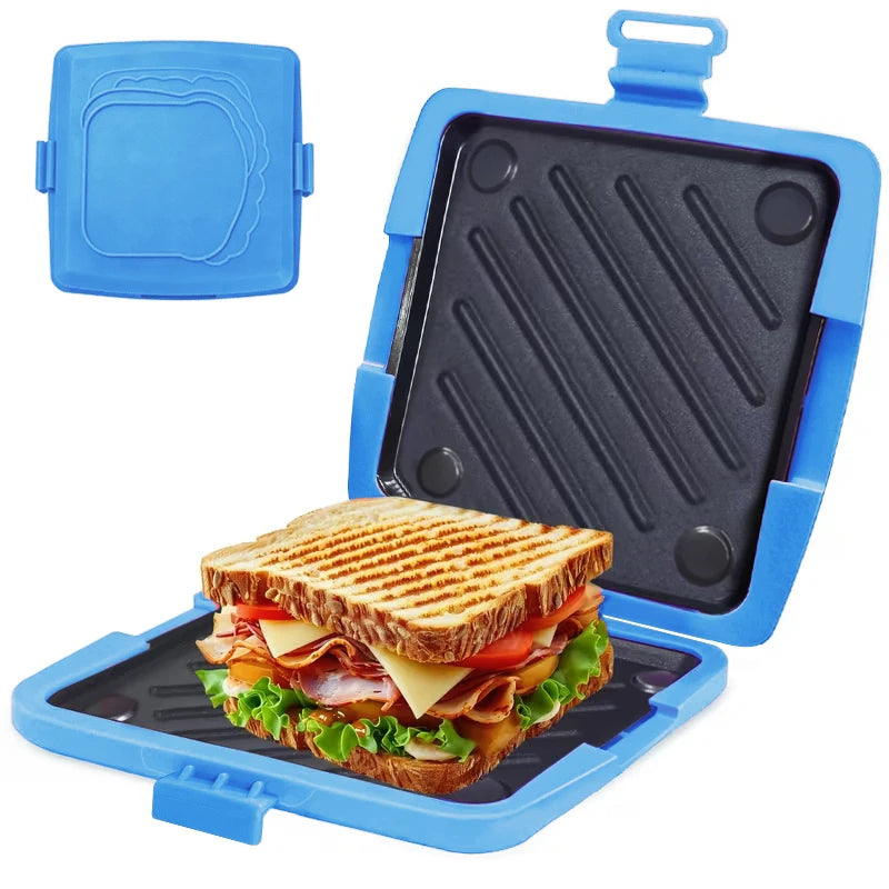 Silicone Sandwich Baking Tray – Microwave & Oven Safe Silicone Baking Tray PLUSH Blue