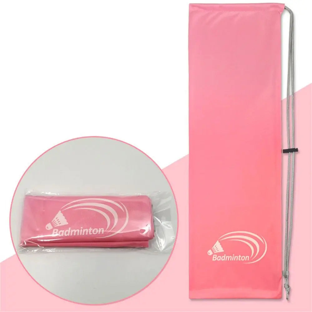 Flannel Drawstring Badminton Racket Cover Bag – 72x23cm Racket Cover Bag PLUSH