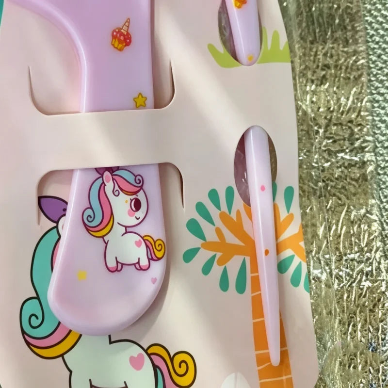 Kids Animal Comb Set – Fine Tooth & Tail Comb for Toddlers Kids Hair Comb Set PLUSH