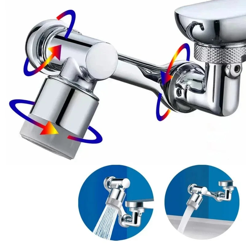 1080° Swivel Faucet Aerator Extender – Kitchen & Bathroom Faucet Aerator Extender PLUSH