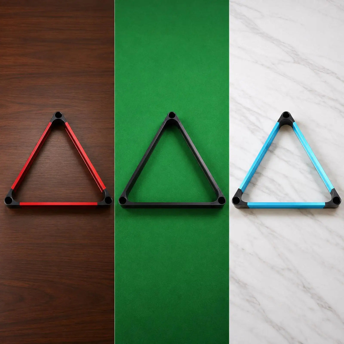 Detachable Aluminum Pool Triangle Rack – Billiards Ball Rack Billiards Ball Rack PLUSH