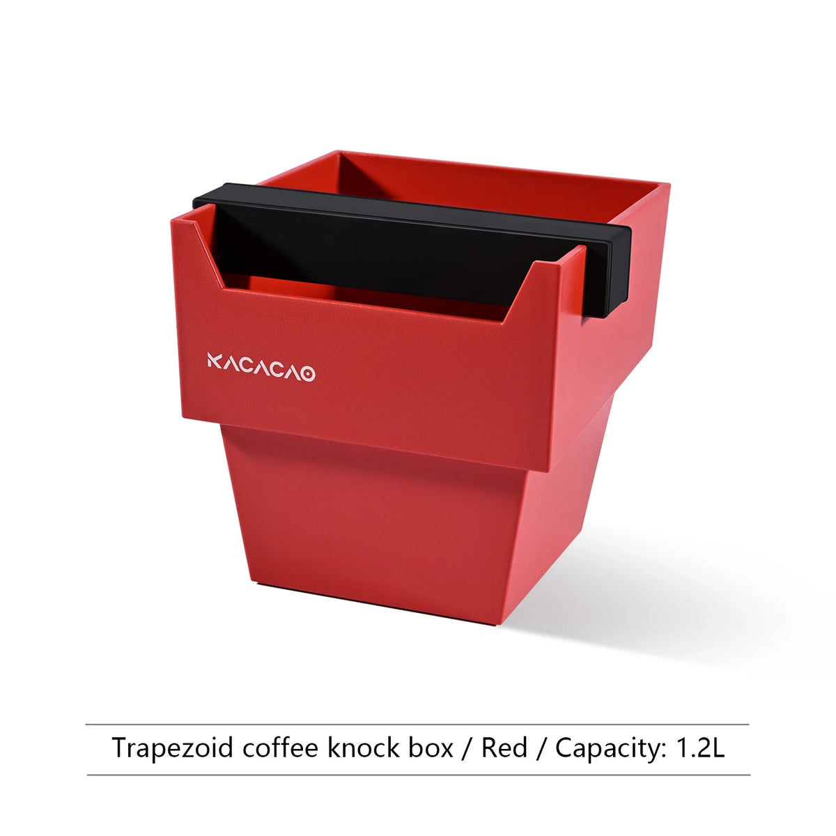 KACACAO Coffee Knock Box – Espresso Grounds Dump Bin Coffee Knock Box PLUSH Red