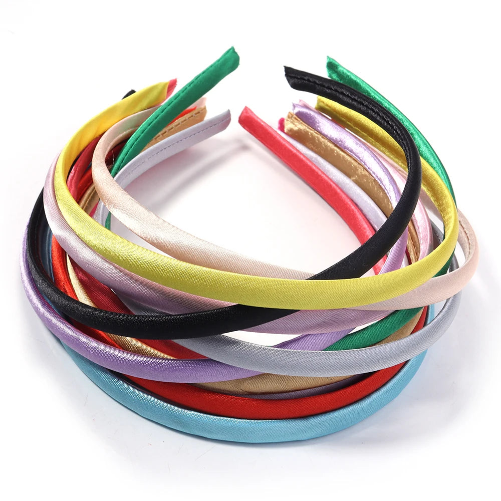10pcs 9mm Fabric Cover Hairband Blank Base – DIY Hair Hoops DIY Hairband Base PLUSH