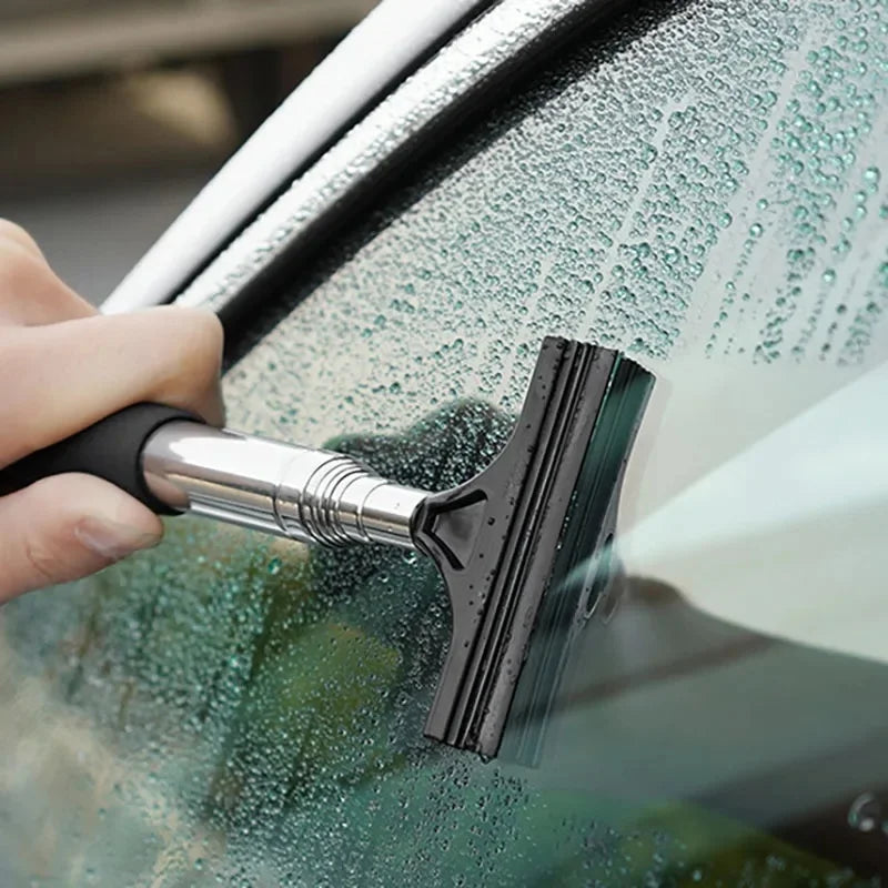 Telescopic Car Mirror Wiper & Auto Glass Cleaning Tool Car Cleaning Tool PLUSH