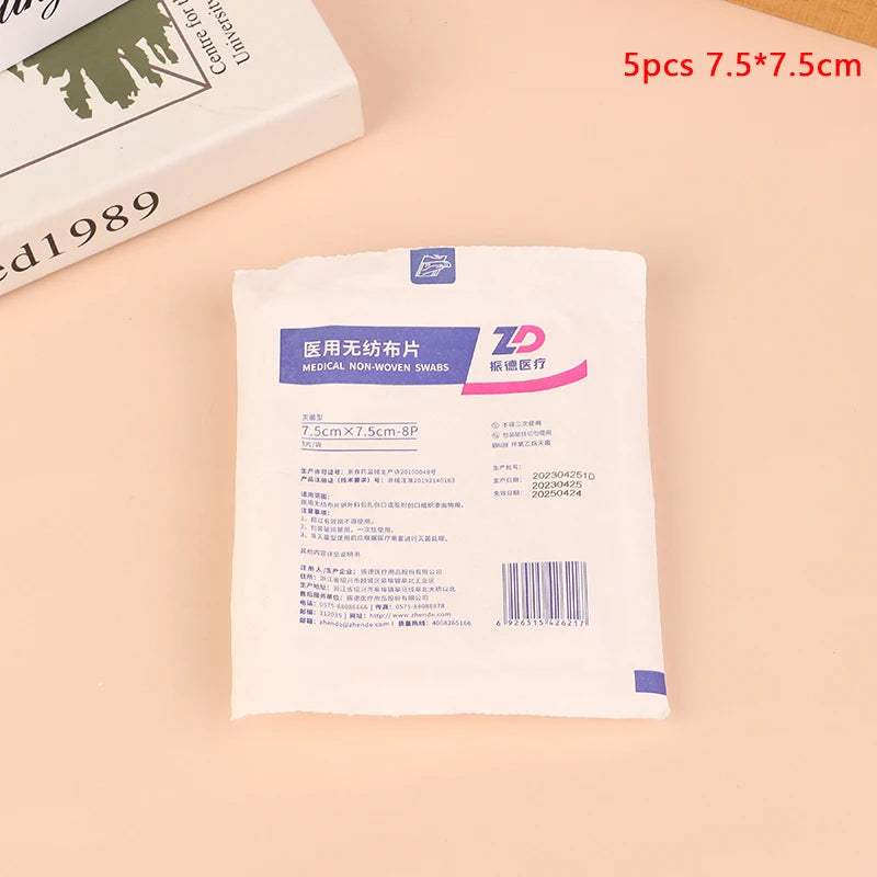 Sterile Non-Woven Gauze Pads 5x5cm – First Aid Wound Dressing Sterile Gauze Pads PLUSH style 1