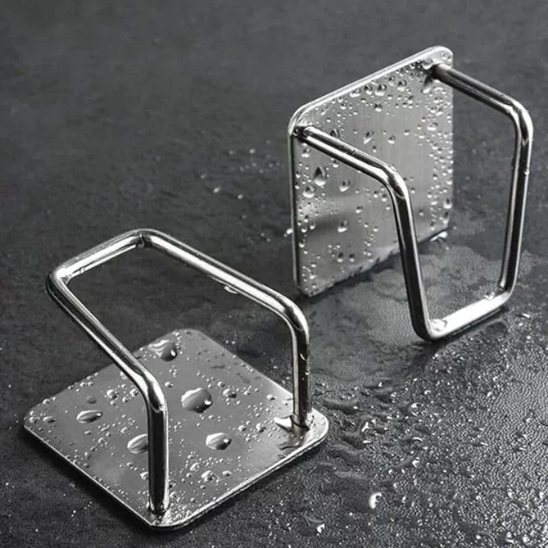 Stainless Steel Sink Sponge Holder – Inner Wall Mount Sink Sponge Holder PLUSH
