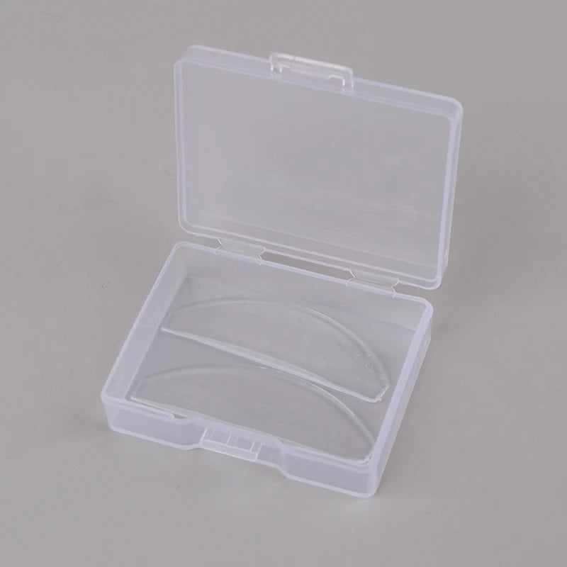Silicone Eyelash Perm Pads – Lash Lifting Shield Rods 1 Pair Lash Lifting Pads PLUSH Transparent