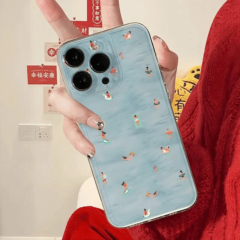 Summer Pool Samsung Galaxy S22–S26 Phone Case | Cartoon Cover Phone Case Cover PLUSH