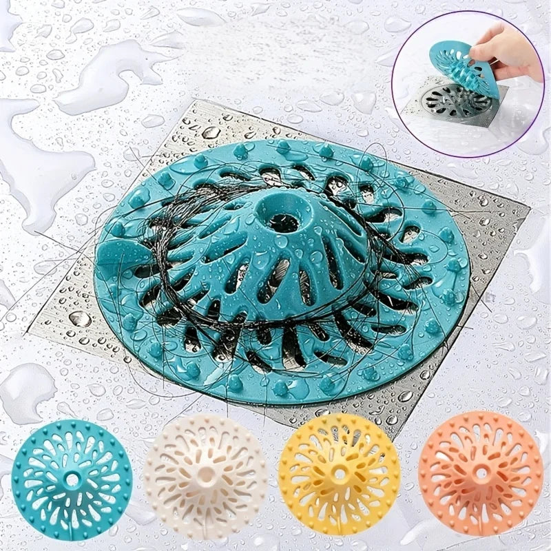Shower Drain Hair Filter & Sink Strainer – Bathtub Drain Cover Drain Hair Filter PLUSH