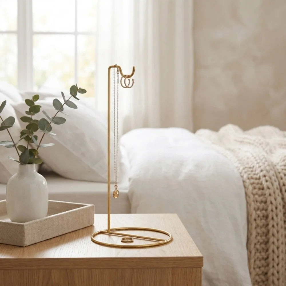 Elegant Metal Jewelry Display Rack – Watch, Key & Bag Stand Jewelry Display Stand PLUSH