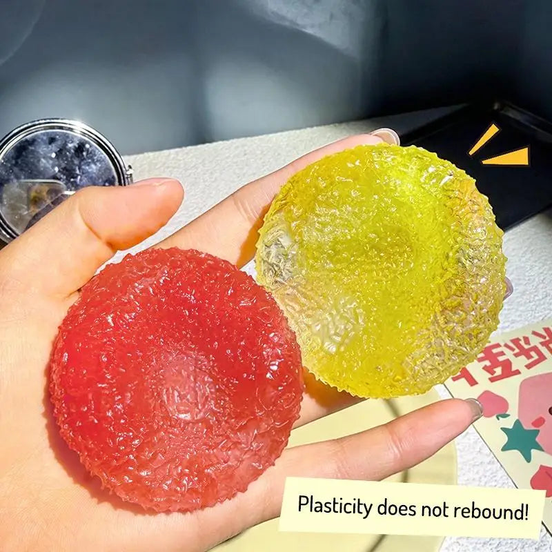 Sensory Squeeze Ball Fidget Toy – Crunchy Moldable Putty Fidget Squeeze Toy PLUSH