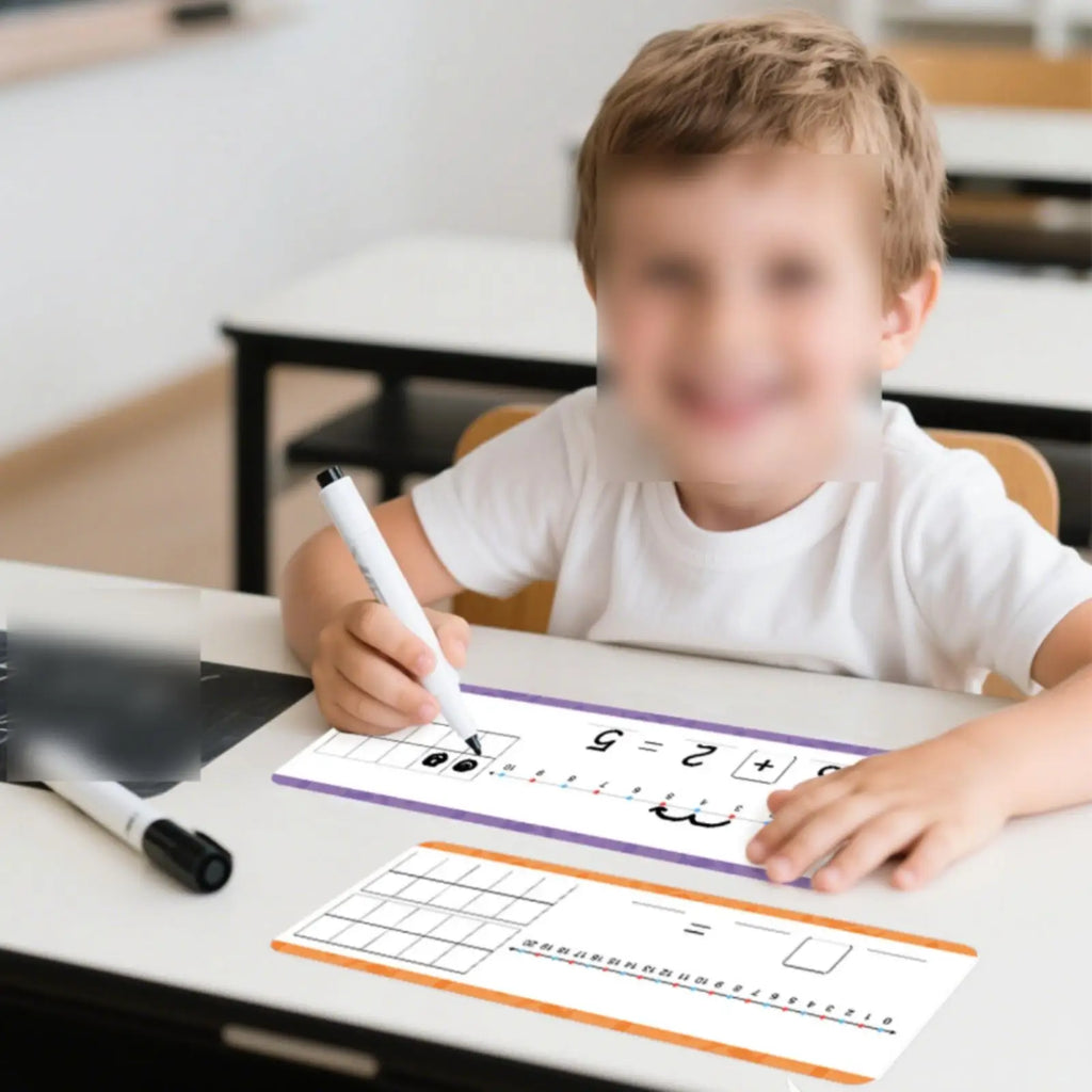 Math Number Line Cards 16pc – Addition & Subtraction for Kids Educational Math Cards PLUSH