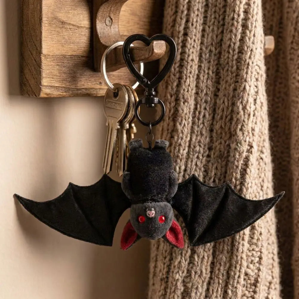 Transformable Plush Bat Keychain – Gothic Bag Charm & Fidget Novelty Keychain PLUSH