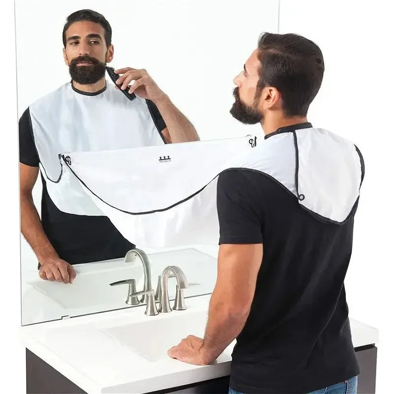 Shaving Apron Beard Catcher Cape Hair Bib for Men 1-2 Pcs Shaving Grooming Cape PLUSH