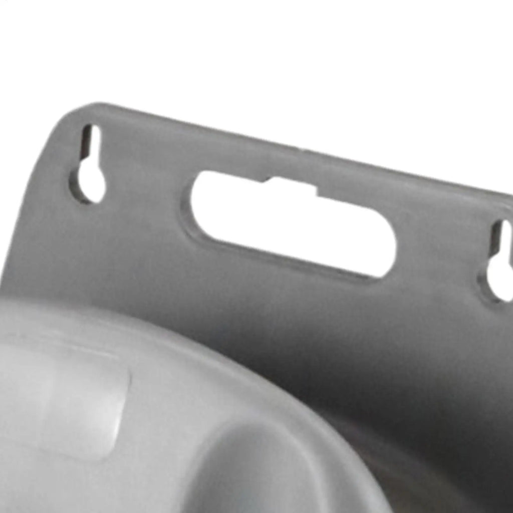 Wall Mount Garden Hose Holder Rack – Gray | No-Drill Hose Holder Rack PLUSH