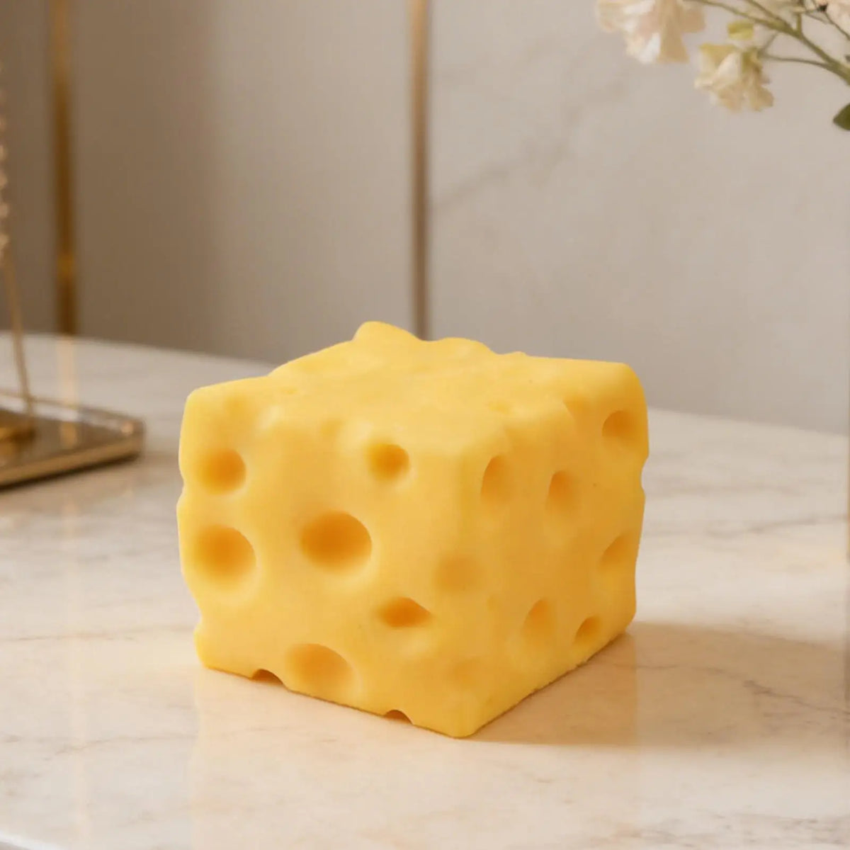 Squishy Cheese Cube Fidget Toy – Soft Slow Rebound Sensory Toy Sensory Fidget Toy PLUSH