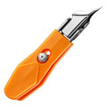 Professional Toenail Clipper 25° Slant Wide Jaw Stainless Steel Nail Clipper PLUSH 1 Orange