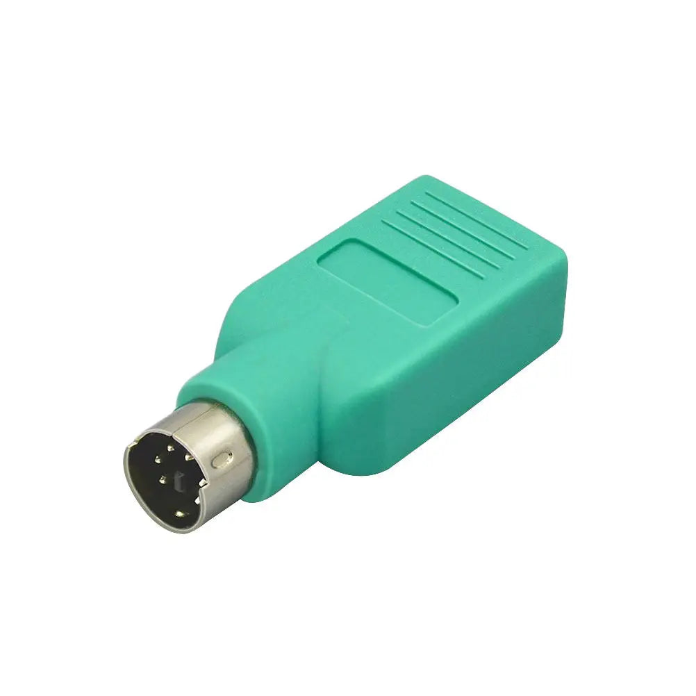 USB Female to PS/2 Male Adapter – Plug & Play, No Drivers USB PS/2 Adapter PLUSH