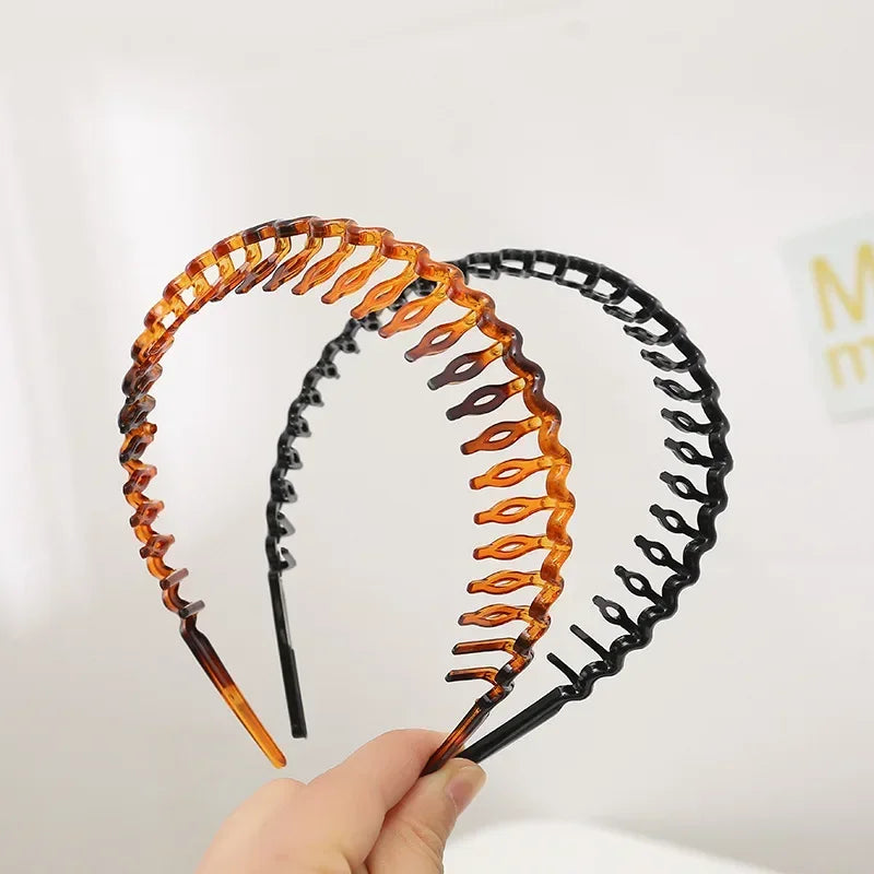 Wavy Sports Headband – Unisex Wave Hair Hoop for Men & Women Sports Headband PLUSH