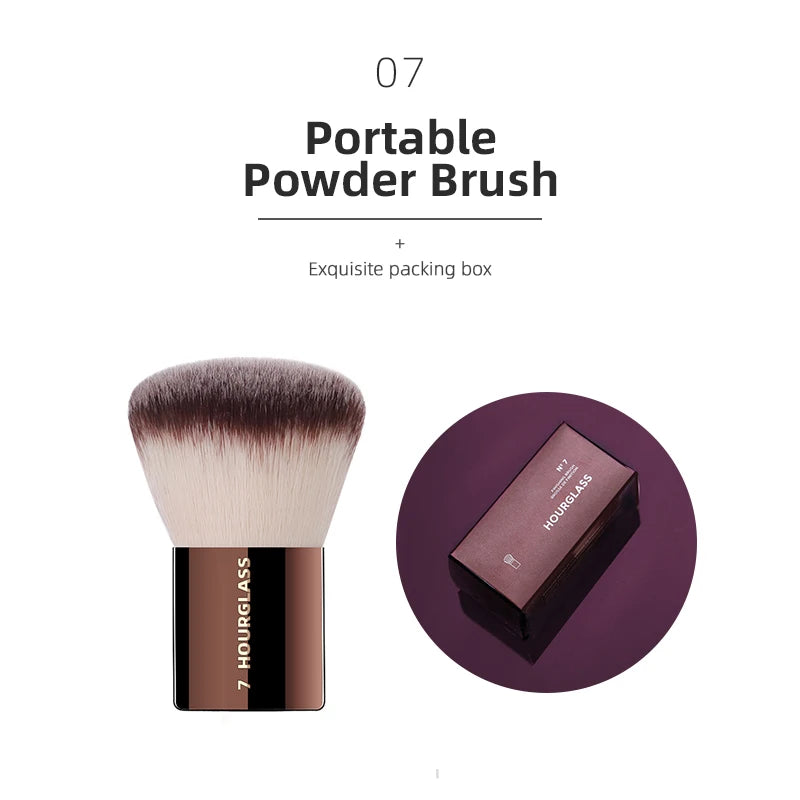 Hourglass Professional Retractable Makeup Brush Set Professional Makeup Brush PLUSH 07
