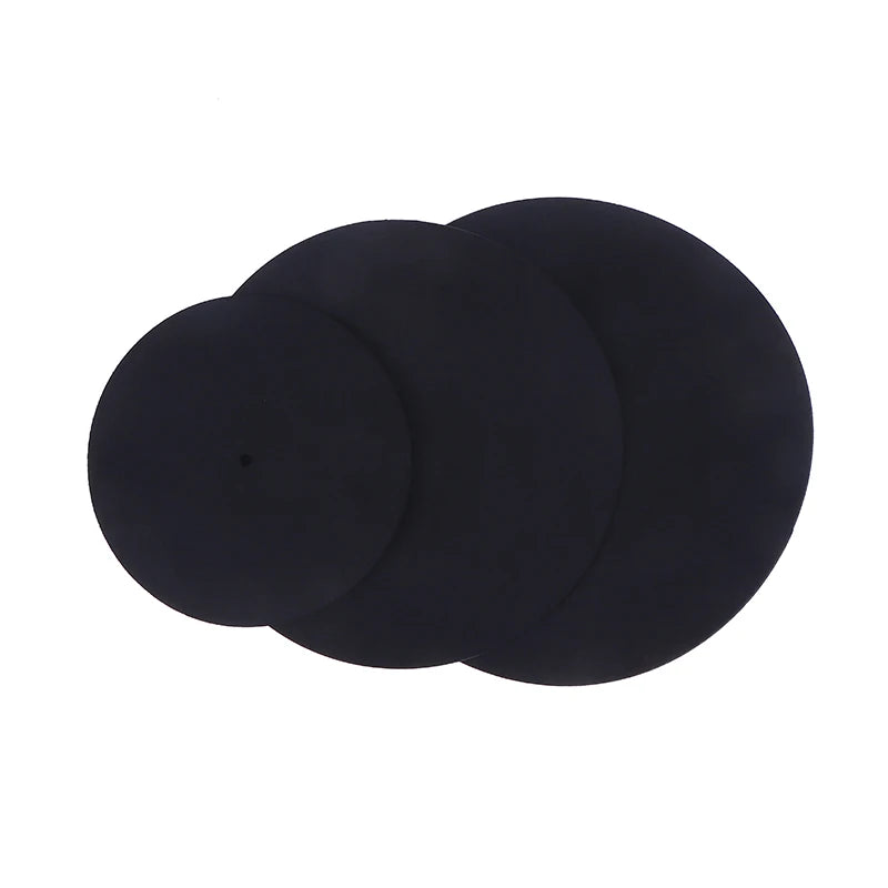 Felt Turntable Slipmat 3mm – LP Vinyl Record Anti-Slip Mat Turntable Slipmat PLUSH