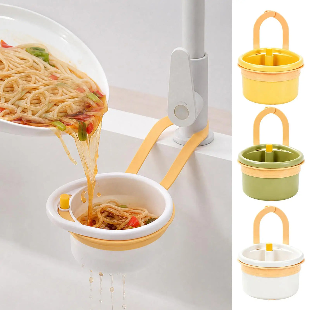 Sink Food Catcher Drain Basket – Hanging Filter & Rack Sink Drain Strainer PLUSH