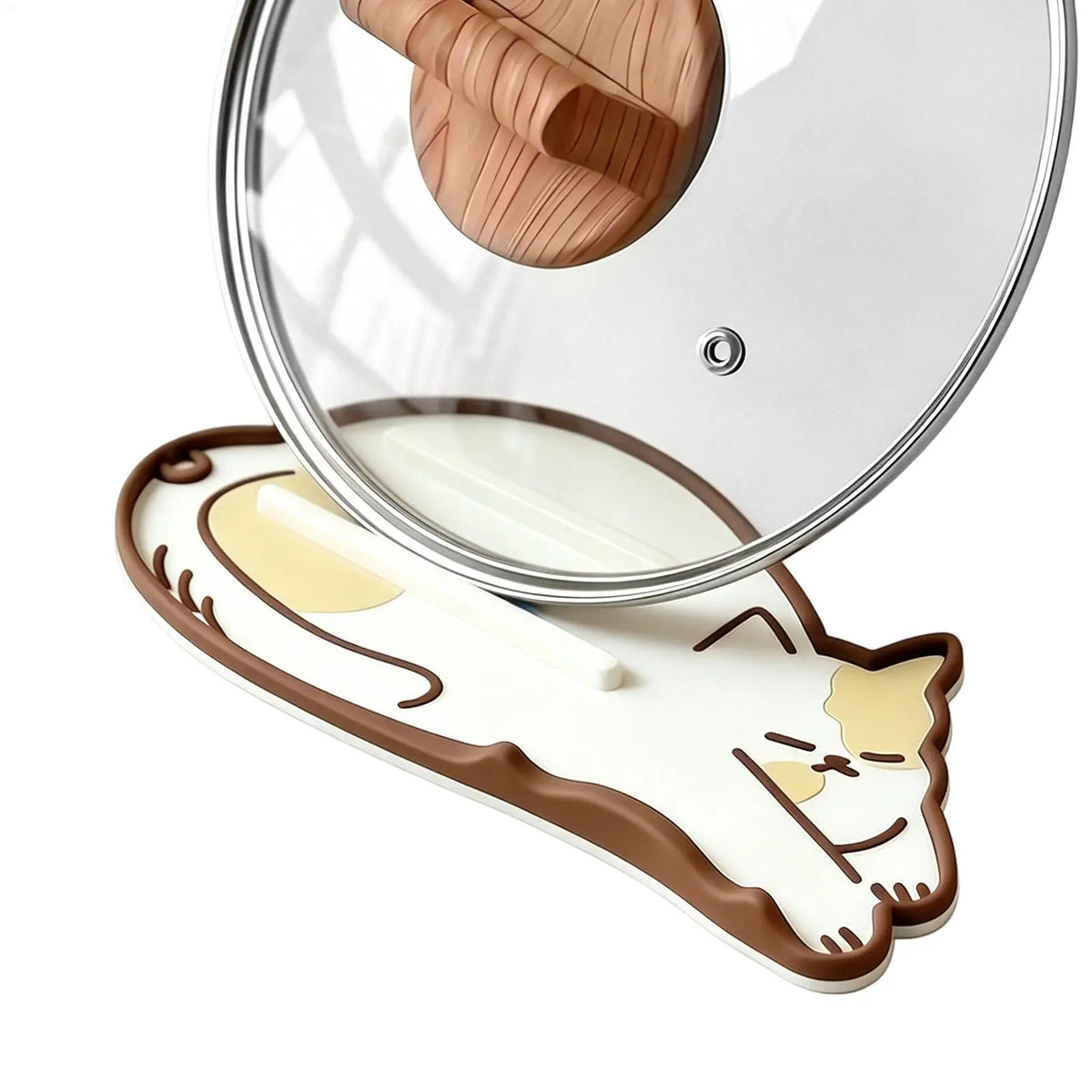 Cute Animal Silicone Pot Lid Holder & Kitchen Spoon Rest Kitchen Spoon Rest PLUSH