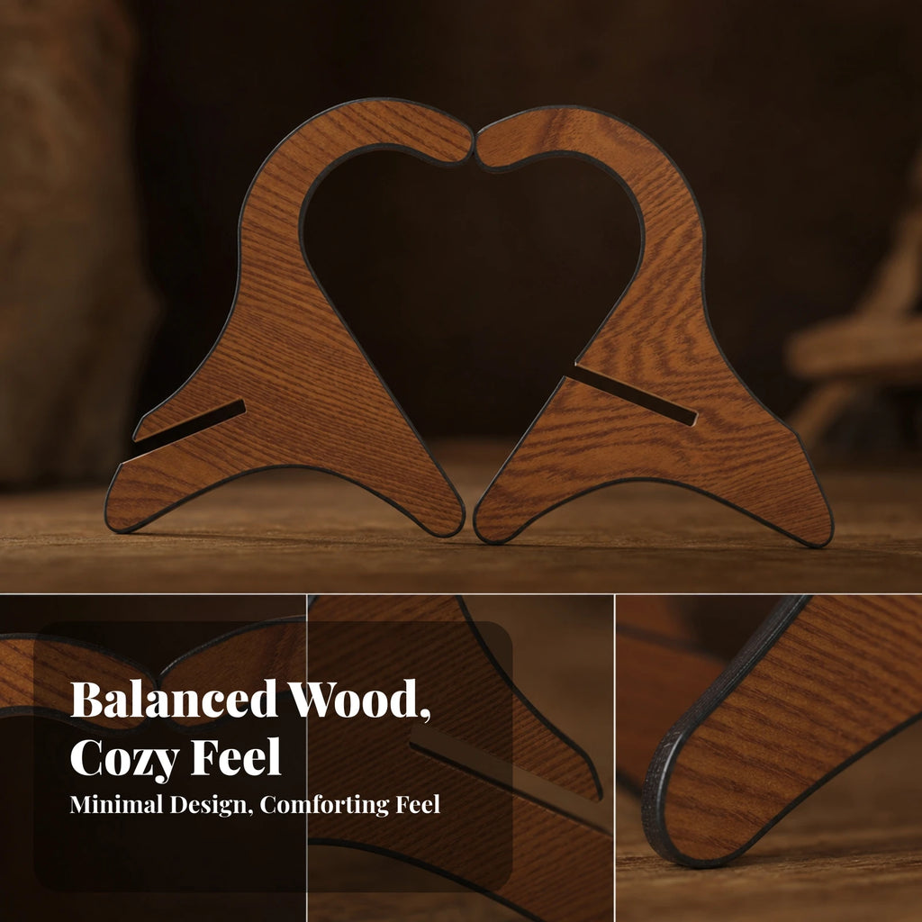 Wooden Folding Guitar Stand – Lightweight, Portable & Space-Saving Guitar Stand PLUSH